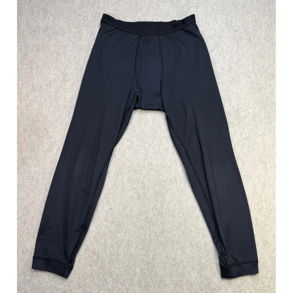 Vintage Patagonia Capilene Base Layer Pants Mens M Black Gorpcore Outdoors USA
